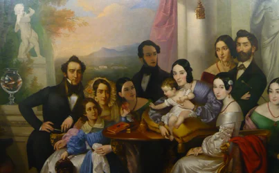 Portrett av familien Senigaglia